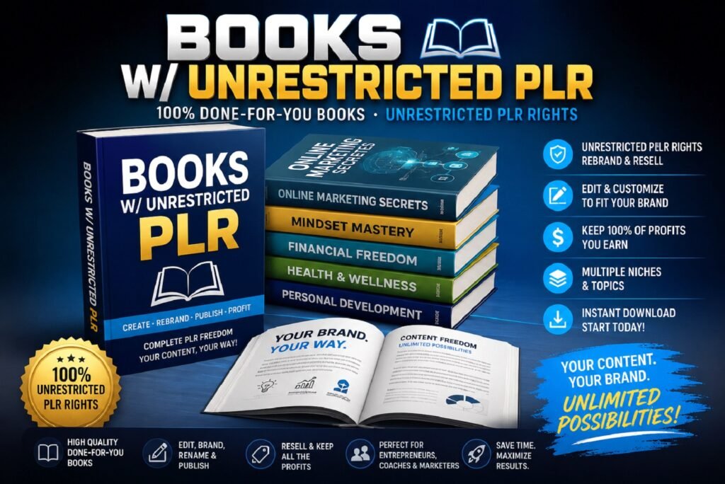 AI Prompt Books w/ Unrestricted PLR